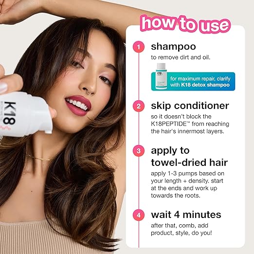K18 - Biomimetic Hairscience Leave-In Molecular Repair Hair Mask