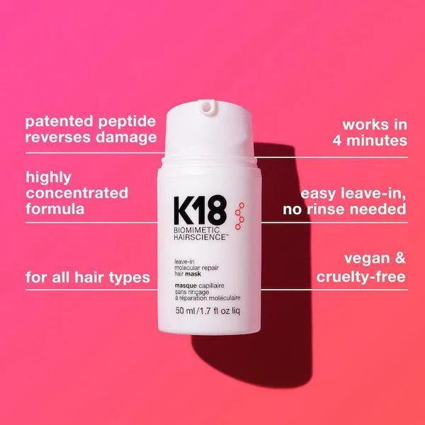 K18 - Biomimetic Hairscience Leave-In Molecular Repair Hair Mask