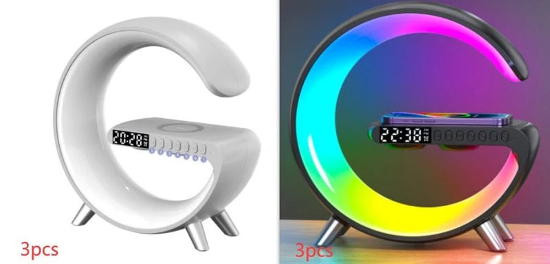 G Shaped LED Lamp Bluetooth Speake