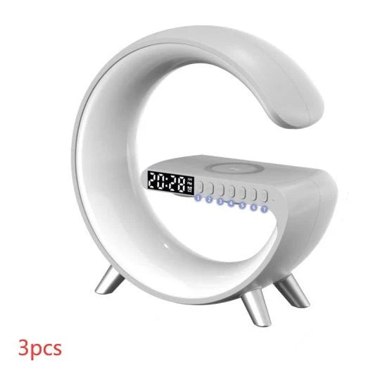 G Shaped LED Lamp Bluetooth Speake