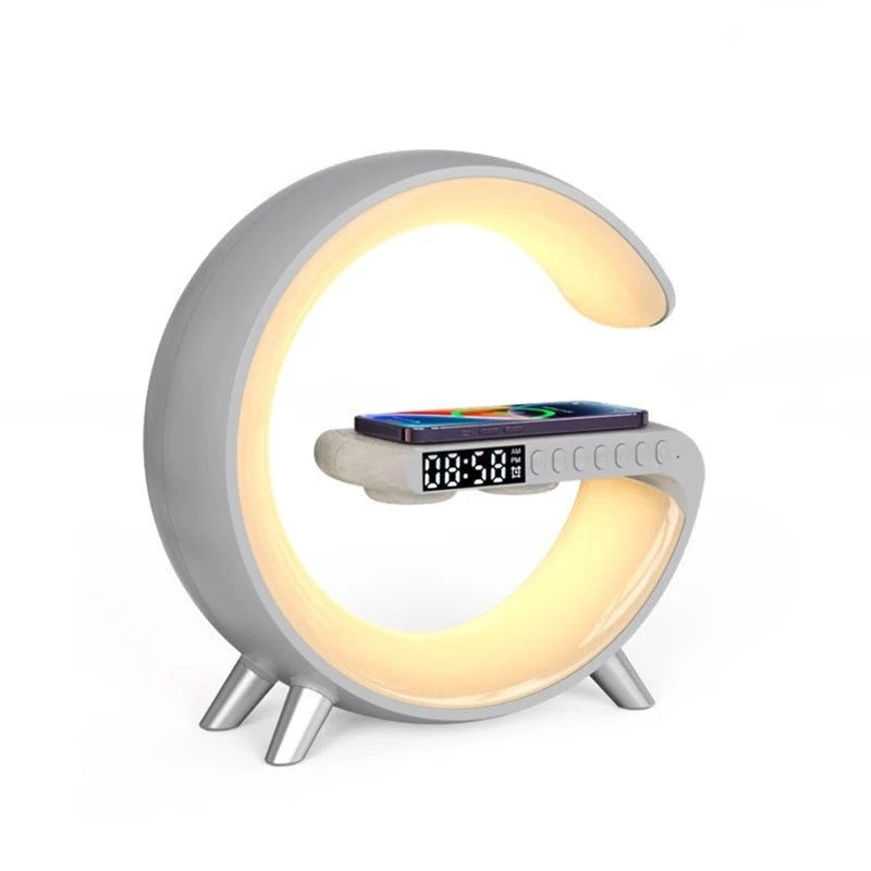 G Shaped LED Lamp Bluetooth Speake