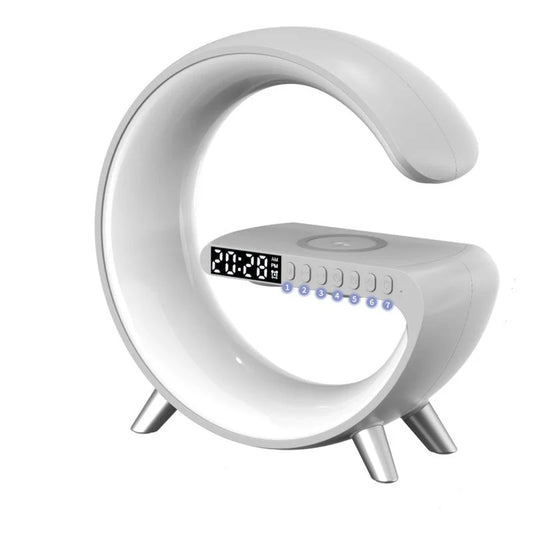 G Shaped LED Lamp Bluetooth Speake